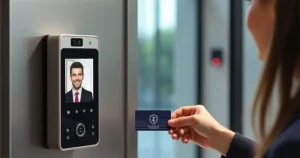 controle de acesso com video porteiro RFID e reconhecimento facial