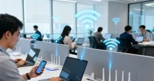 Como otimizar o Wi-Fi corporativo em empresas de médio e grande porte